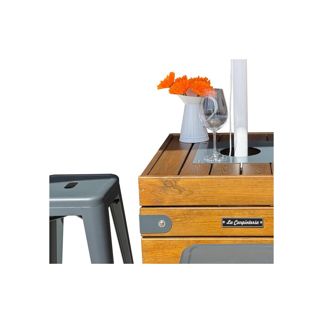 Base Parasol DADO MESA (200 kg) con Ruedas