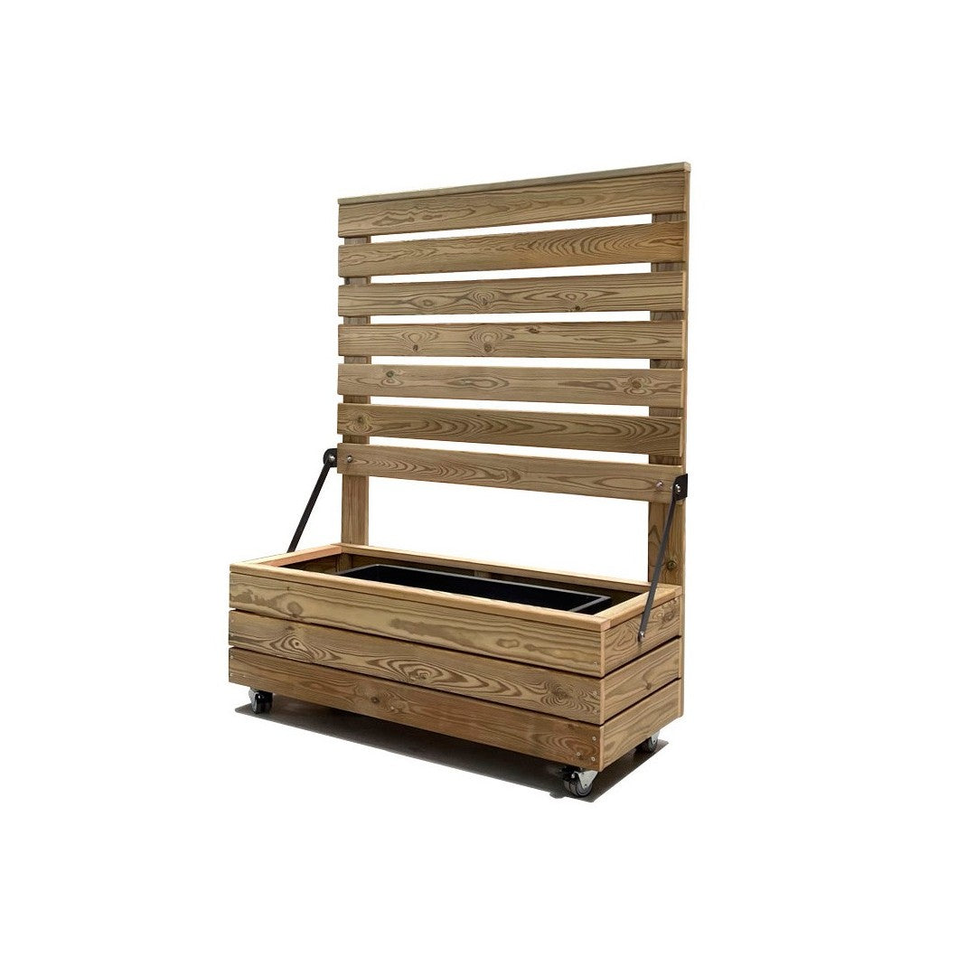 Separador SAMOA GARDEN con Maceta y Ruedas