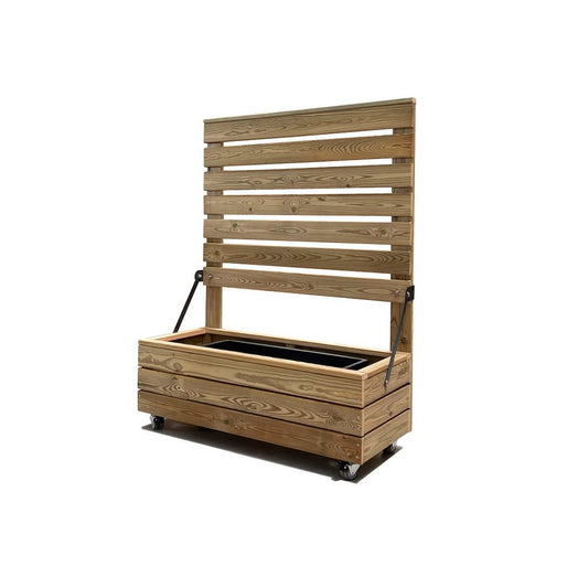 Separador SAMOA GARDEN con Maceta y Ruedas